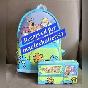 Loungefly Scooby-Doo! Mystery Machine Mini Backpack & Wallet Set